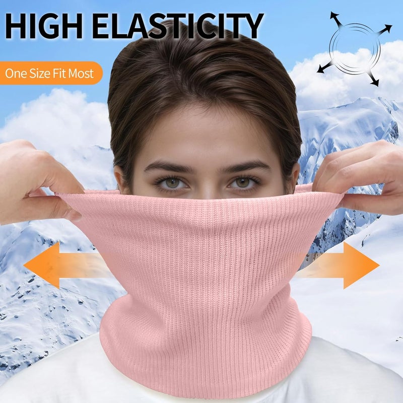 Beurlike Winter Neck Warmer Gaiters for Men Women Windproof Thermal Fleece Ski Face Mask Cover Neck Scarf for Cold Weather - Image 3